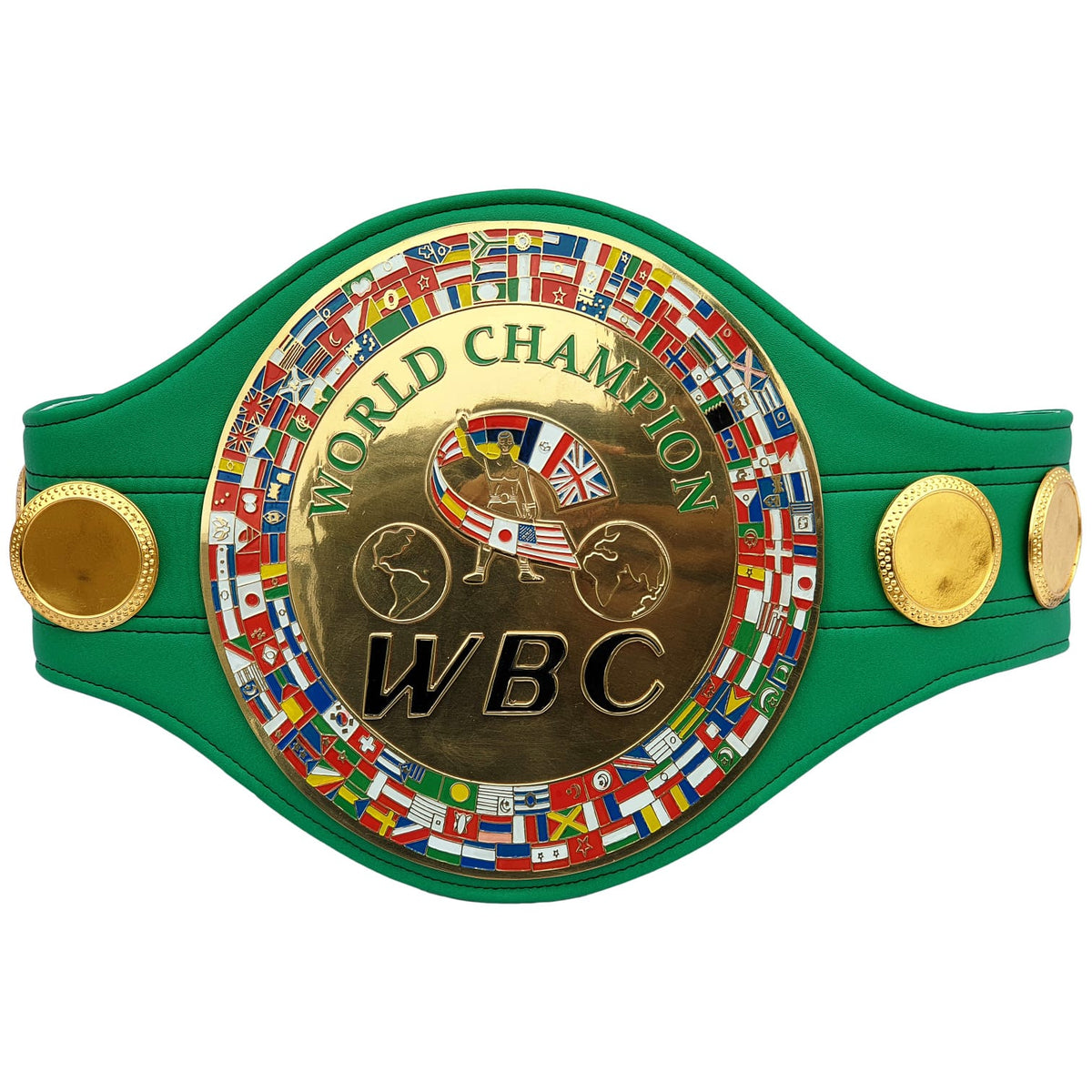 WBC World Boxing CHAMPIONSHIP TITLE BELT REPLICA-01 – Kartex Suits