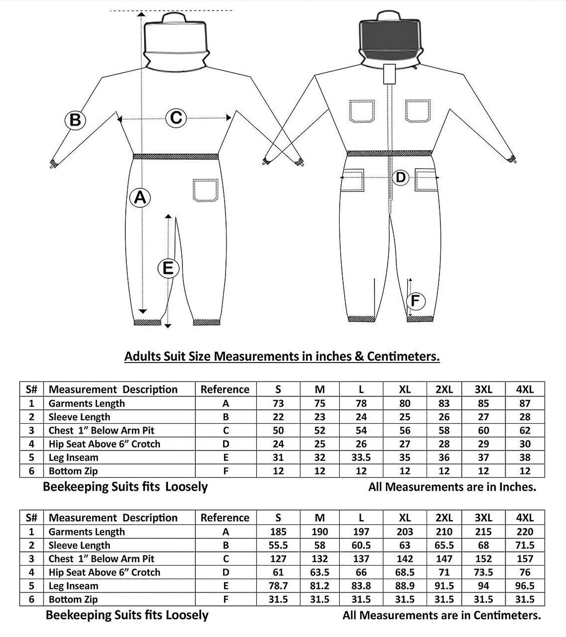 Bee Suit Apiarist Beekeeper Protective Suit Apiary Beekeeping Suit with Fencing Veil df-01