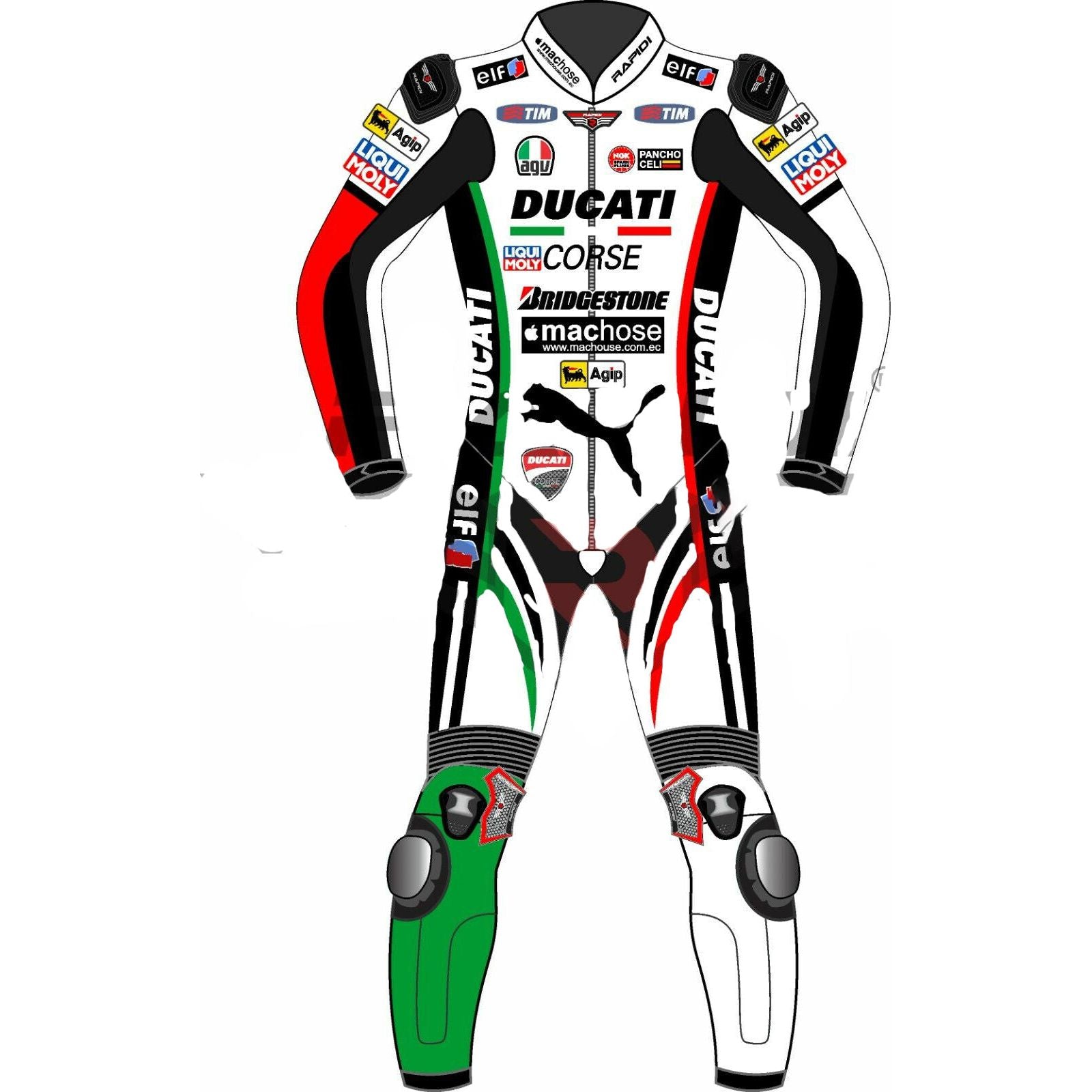Motorbike Racing Leather Suit MN-091