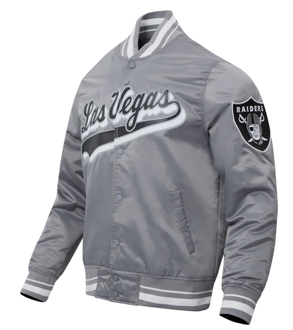 Satin Bomber Style Varsity embroidery Jacket-024