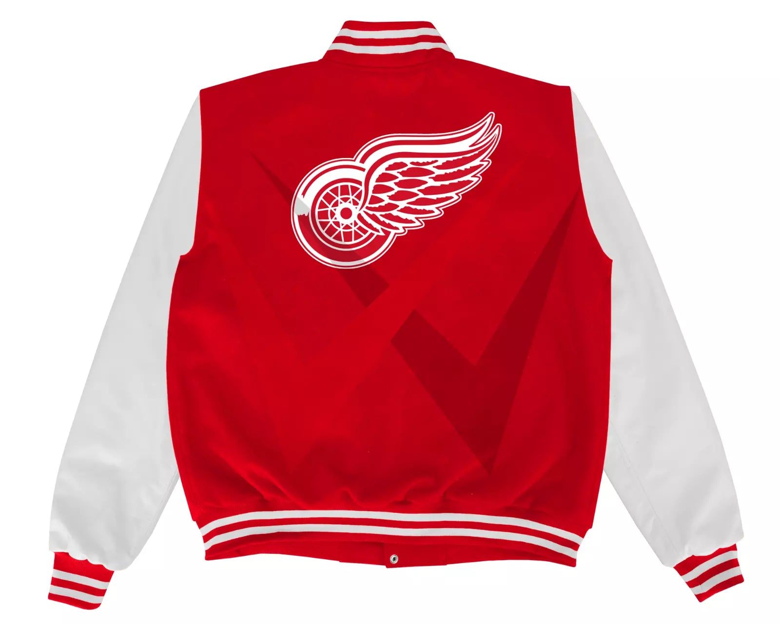 Detroit Red Wings Varsity Letterman Jacket Original Wool and Leather