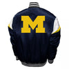 Michigan Wolverines Full Snap Satin Jacket