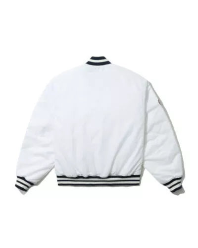 Letterman New Era NY Yankees Varsity White Jacket