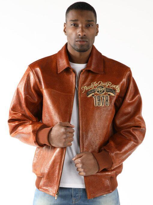 Pelle Pelle True To Our Roots Brown Genuine Leather Jacket