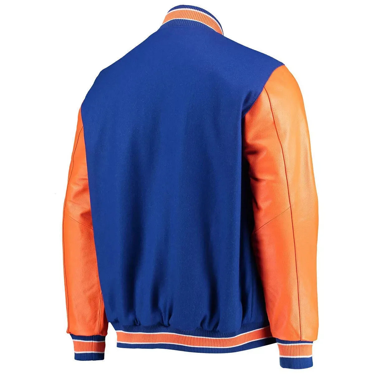 Letterman New York Mets Varsity Jacket Blue and Orange