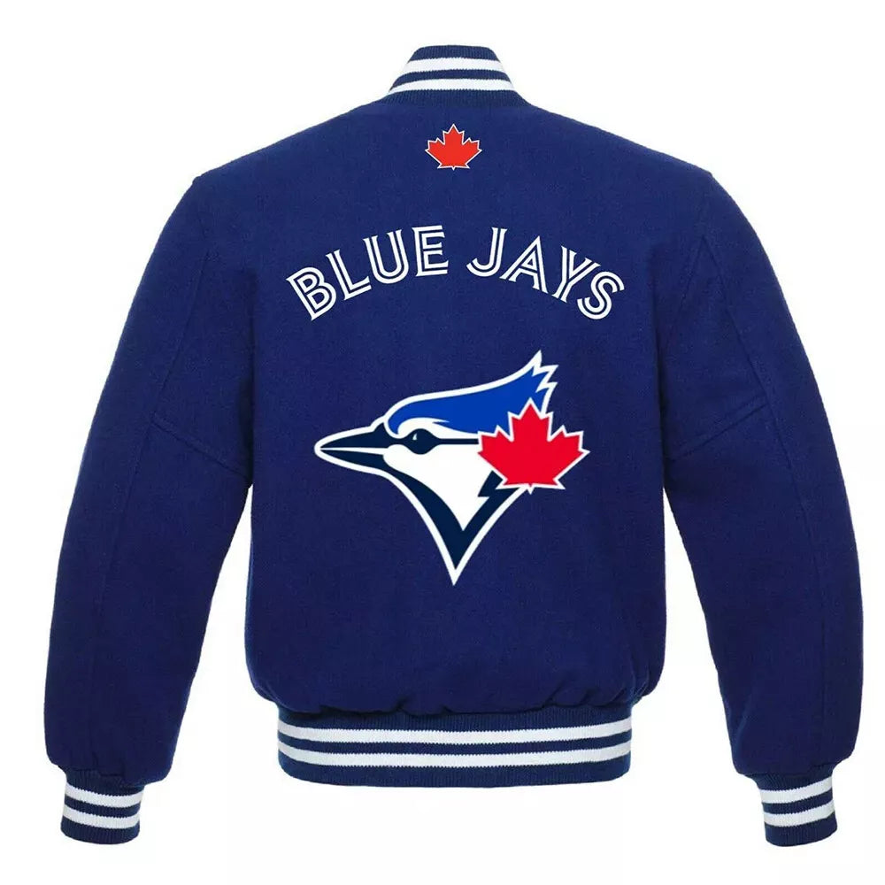 Letterman Toronto Blue Jays Blue color All Wool Varsity Jacket