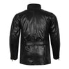 Biker Men's Long Leather Jacket Motorcycle Armoured Vintage Trialmaster Wax Coat