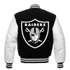 Letterman NFL Oakland Las Vegas Raiders Varsity Jacket