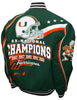 Miami Hurricanes NCAA 5 Time National Championship softshell sublimation  Jacket