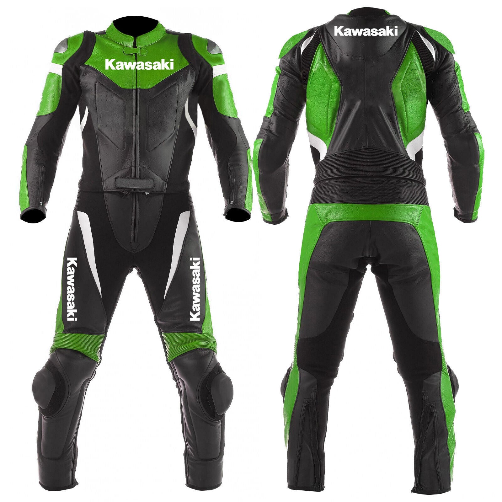 Motorbike Racing Leather 2Piece Suit MS-035