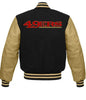 Letterman San Francisco 49ers Black Varsity Jacket