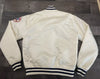 NY Yankees Vintage 90s Athletic Jacket White Satin Bomber Style Varsity Jacket-02