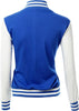 Women's Stylish Color Contrast Long Sleeves Varsity Jacket-08