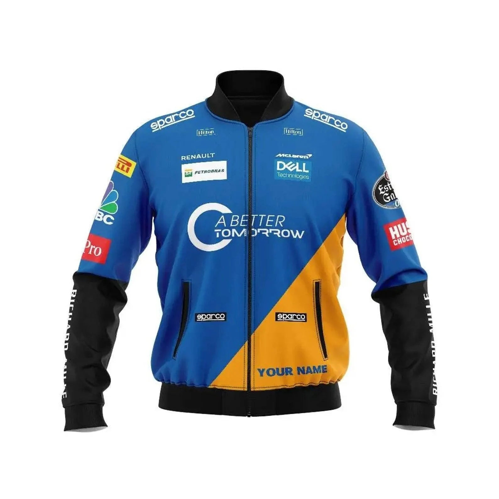 softshell bomber jacket with digital sublimation KM-050