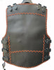 Load image into Gallery viewer, Motorcycle Bikers Gear  Leather Vest Heavy Duty Waistcoat -09