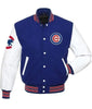 Letterman Chicago Cubs Varsity Jacket Blue and White