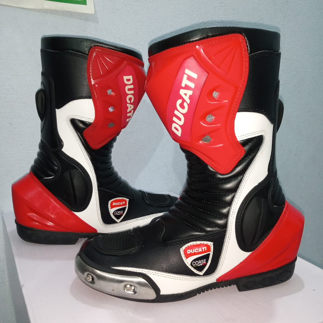 MOTORBIKE RACEING LEATHER BOOT MN-07