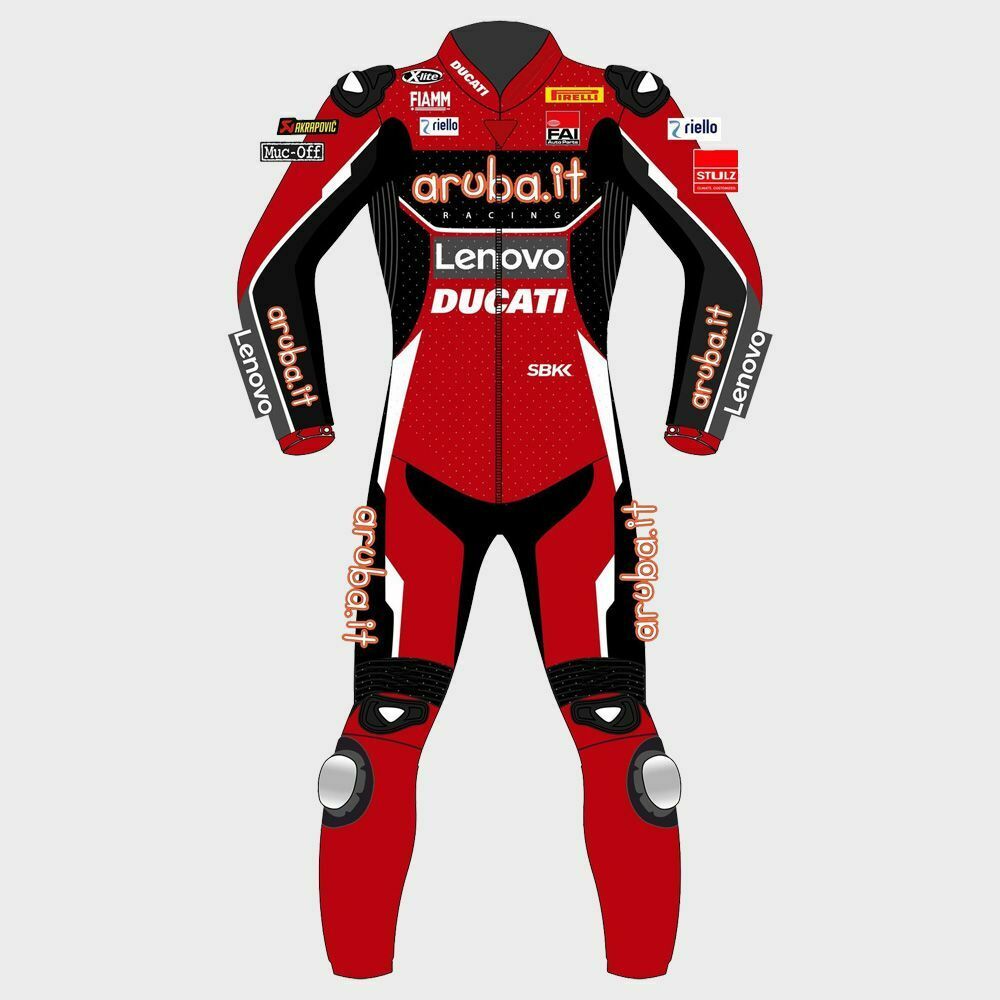 Motorbike Racing Leather Suit-04