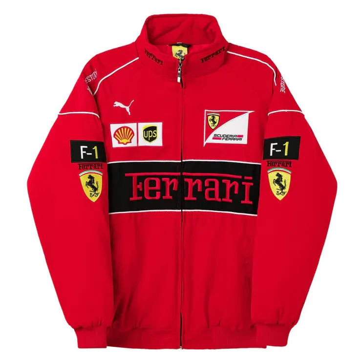 Vintage F1 Ferrari Racing Bomber Jacket