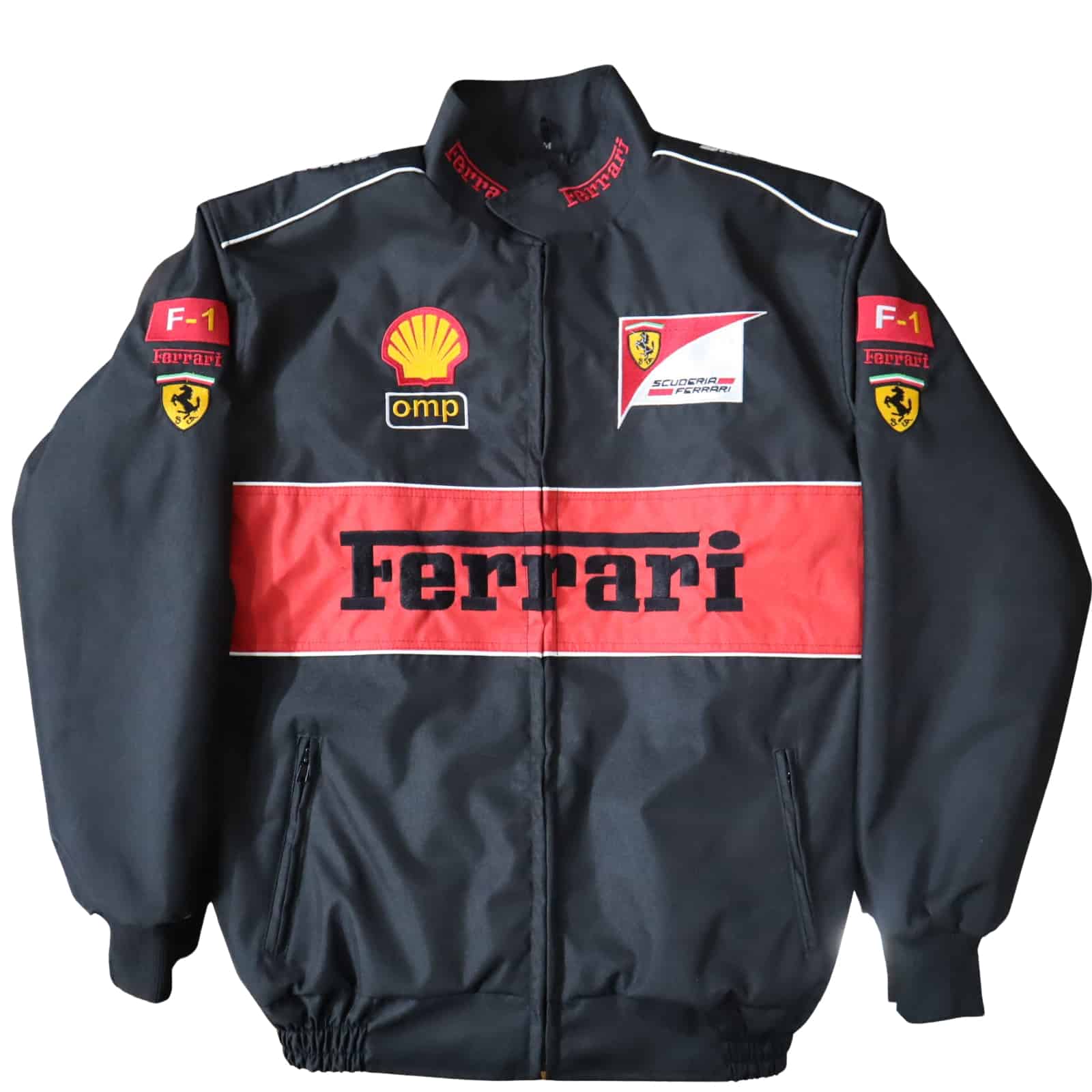 Ferrari Vintage Racing Jacket Black - Kartex Suits