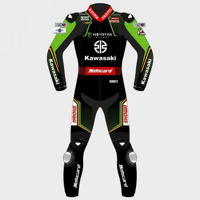 Motorbike Racing Leather Suit-069