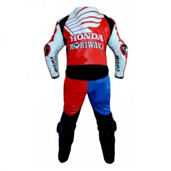 Motorbike Racing Leather Suit-054