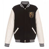 Letterman Vegas Golden Knights Varsity Black and White Jacket