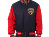 Letterman Florida Panthers Black and Red- All Wool Varsity Jacket
