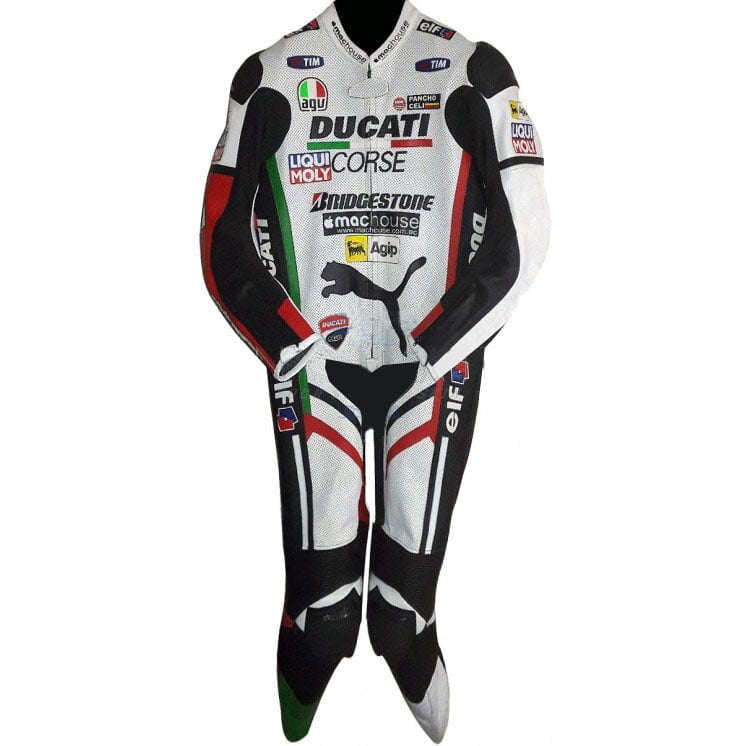 Motorbike Racing Leather Suit MS-020