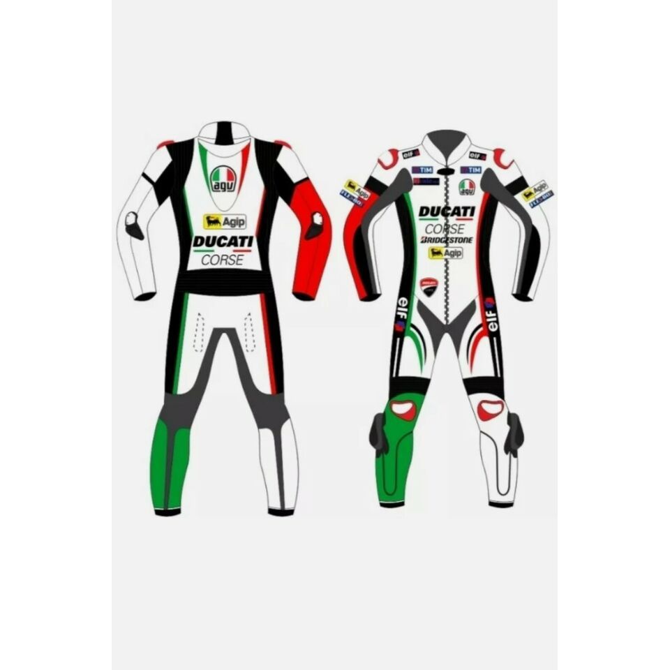 Motorbike Racing Leather Suit MS-021