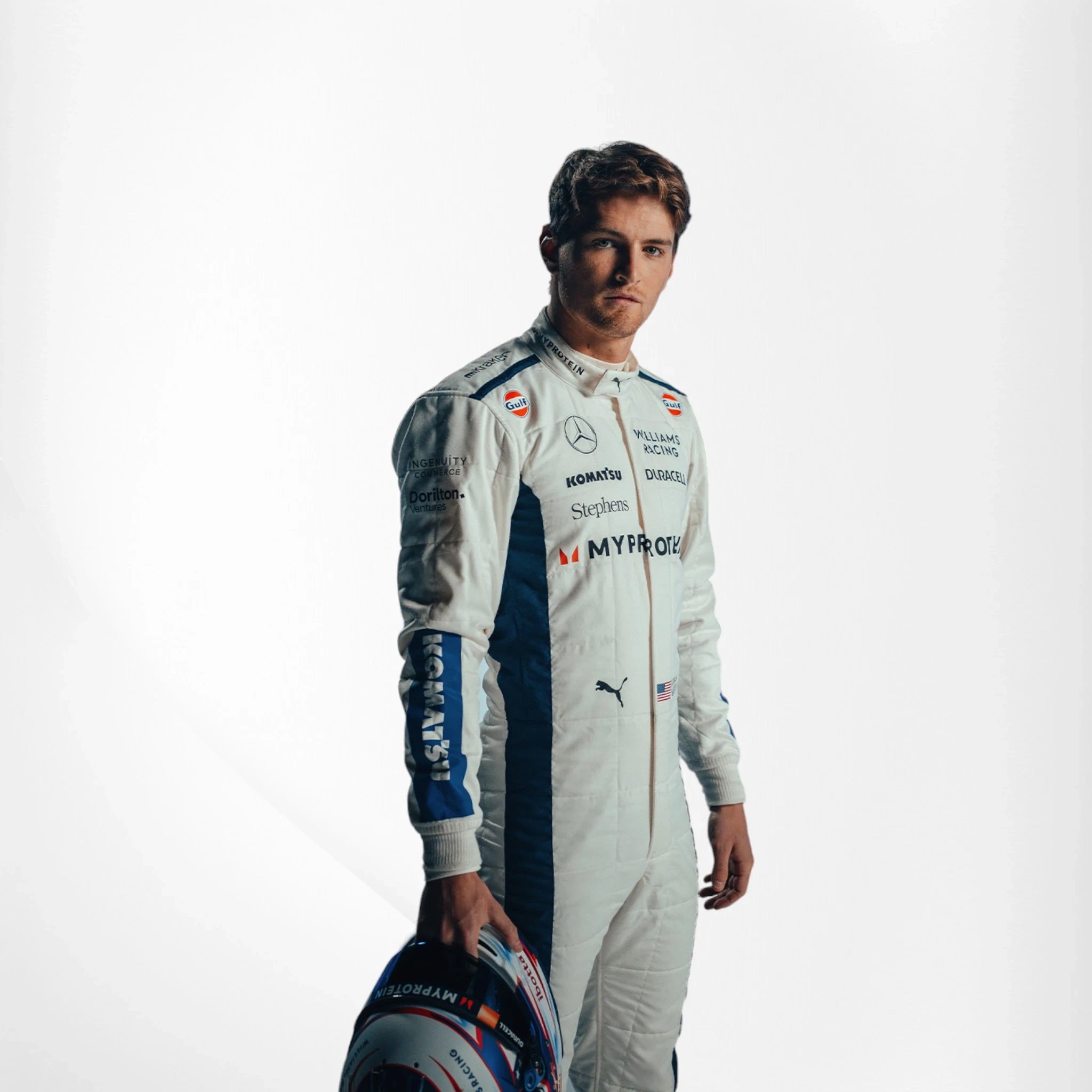 2024 Logan Sargeant Signature Williams F1 Team Competition Suit