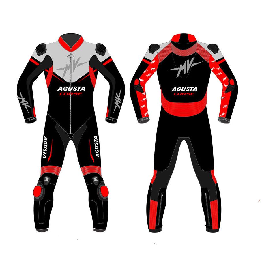 Motorbike Racing Leather Suit MS-024