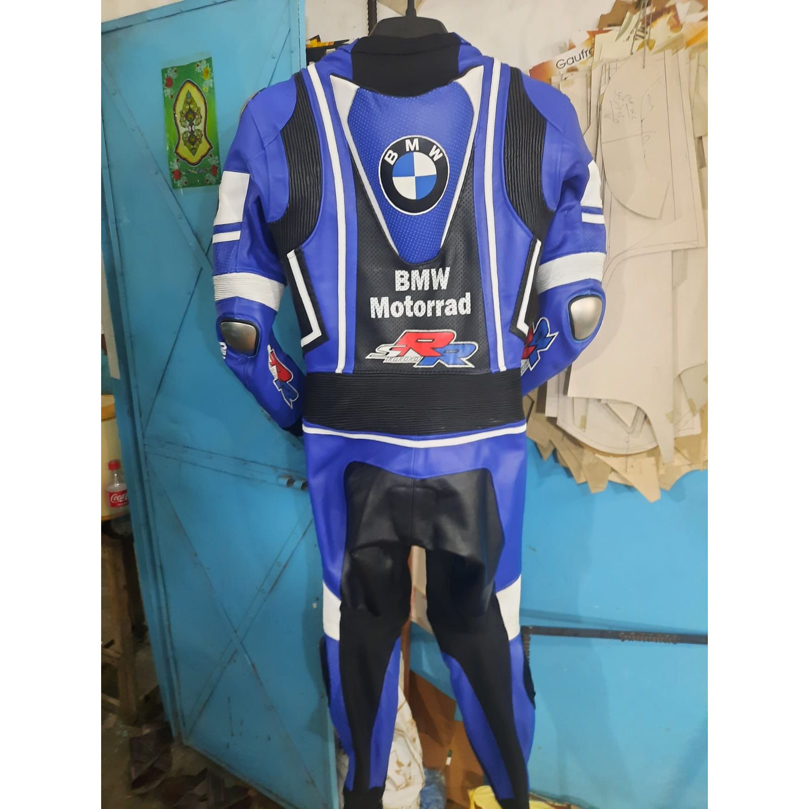 Motorbike Racing Leather Suit-031
