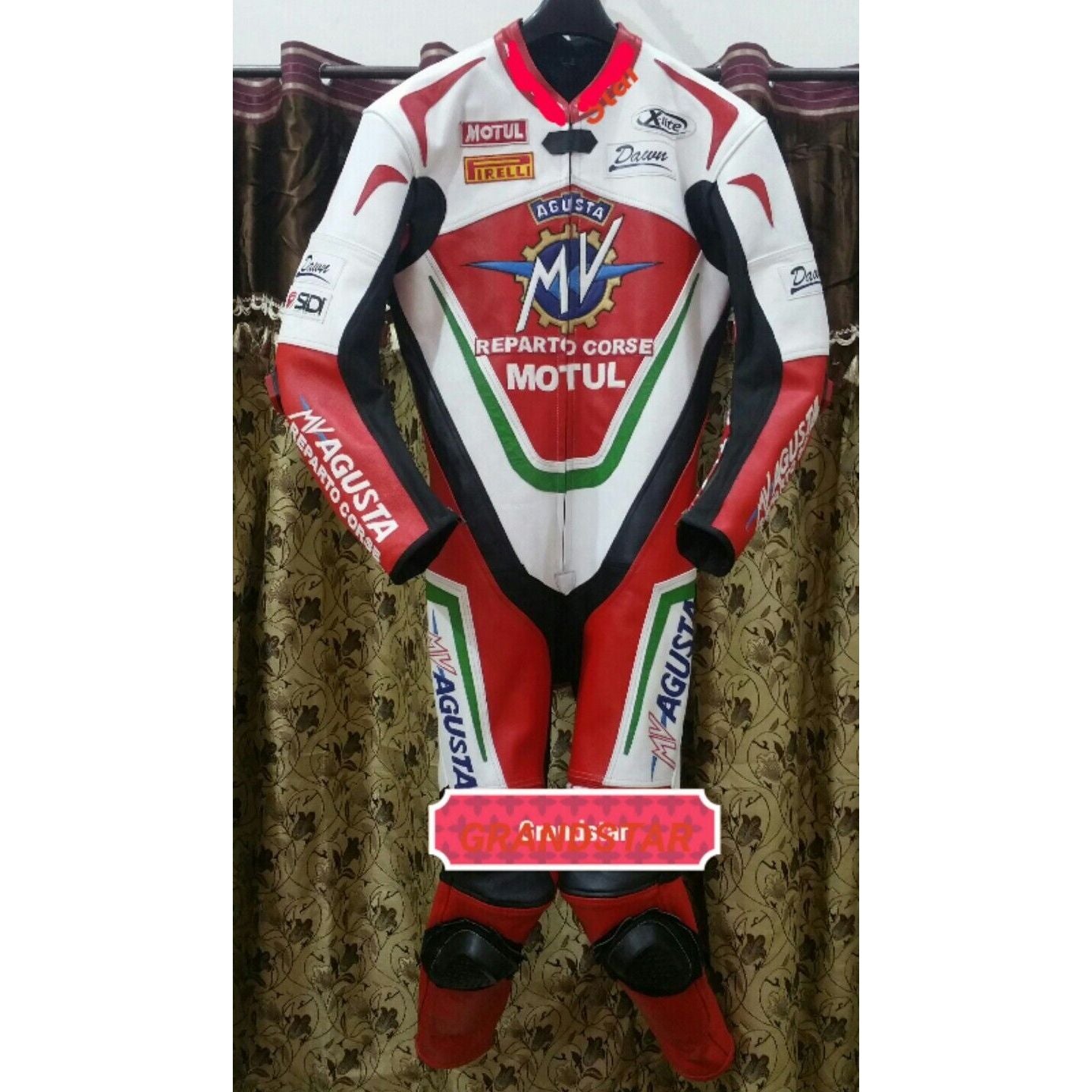 Motorbike Racing Leather Suit MN-092