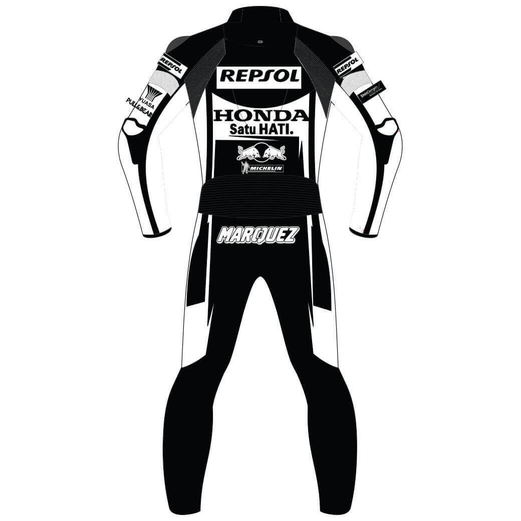 Motorbike Racing Leather Suit-012