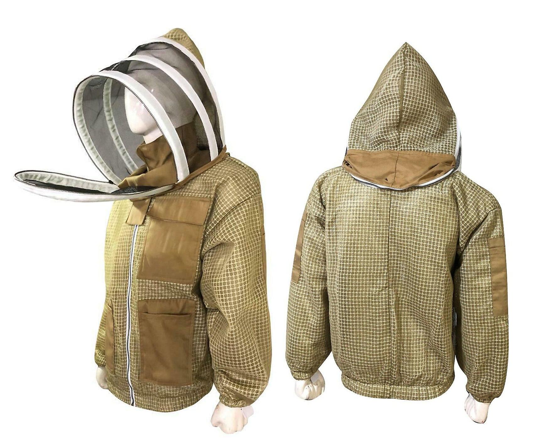 Beekeeper jacket,  bee guard, beekeeper 3 layer beekeeping jacket ventilated VB-03