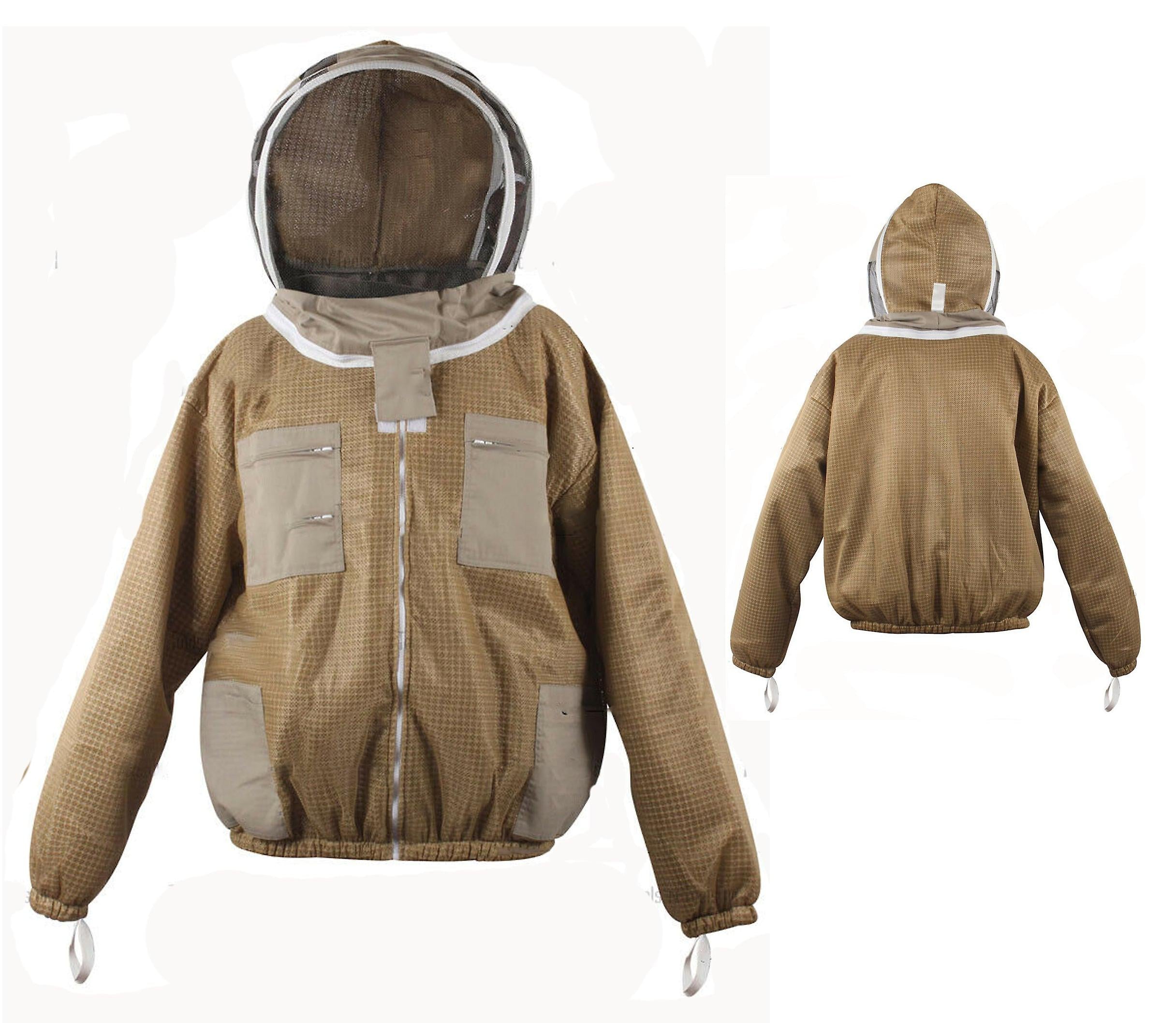 Beekeeper bee guard, beekeeping 3 layer ventilated  jacket VB-04