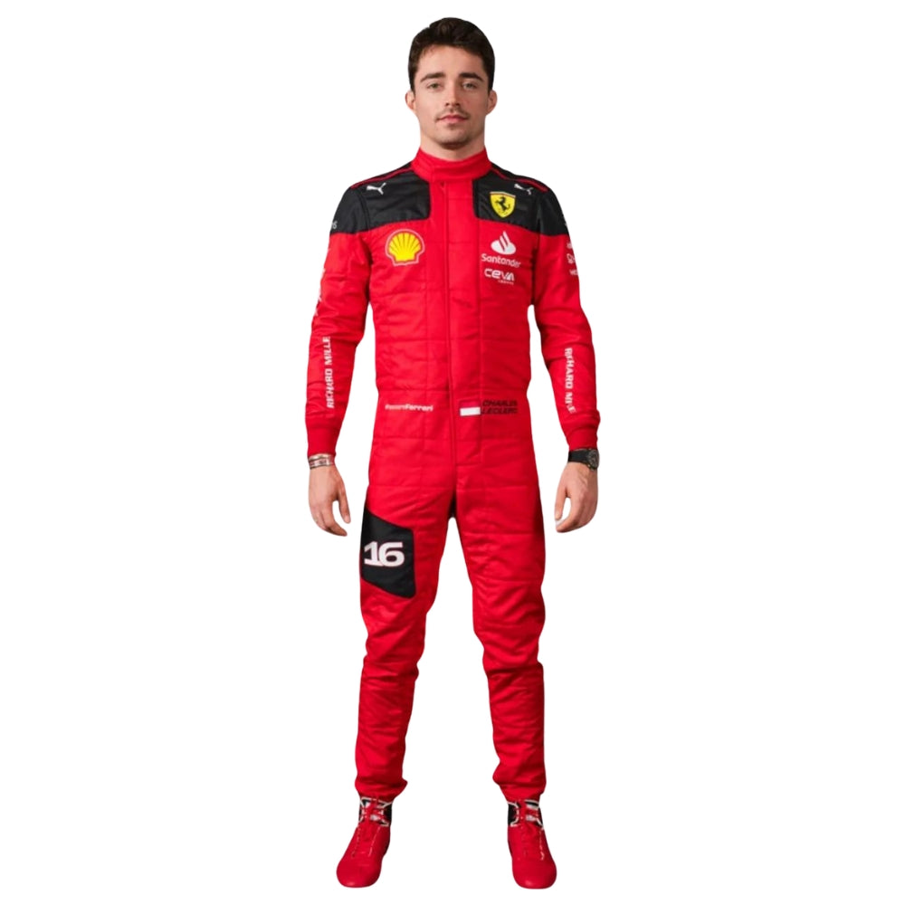 2023 Charles Leclerc Ferrari F1 Race Suit