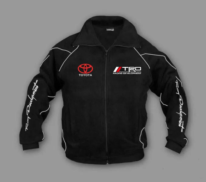 New Men TOYOTA TRD T-Sport Racing Fleece Jacket Sweatshirt Apparel Embroidered