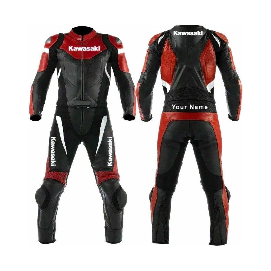 Motorbike Racing Leather Suit-029