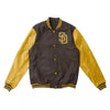 Letterman San Diego Padres Brown and Yellow Varsity Jacket