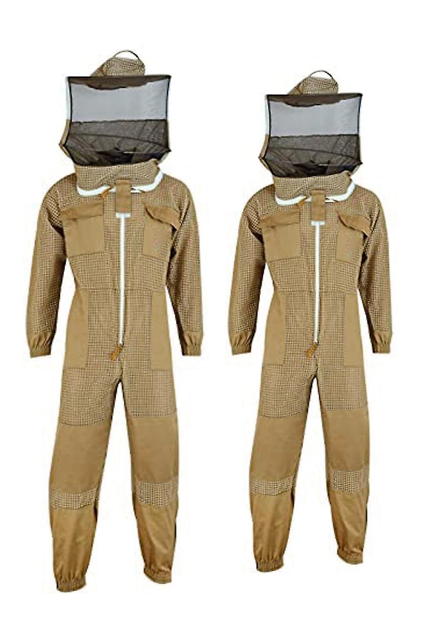 Bee Suit Apiarist Beekeeper Protective Suit Apiary Beekeeping Suit with Fencing Veil df-01