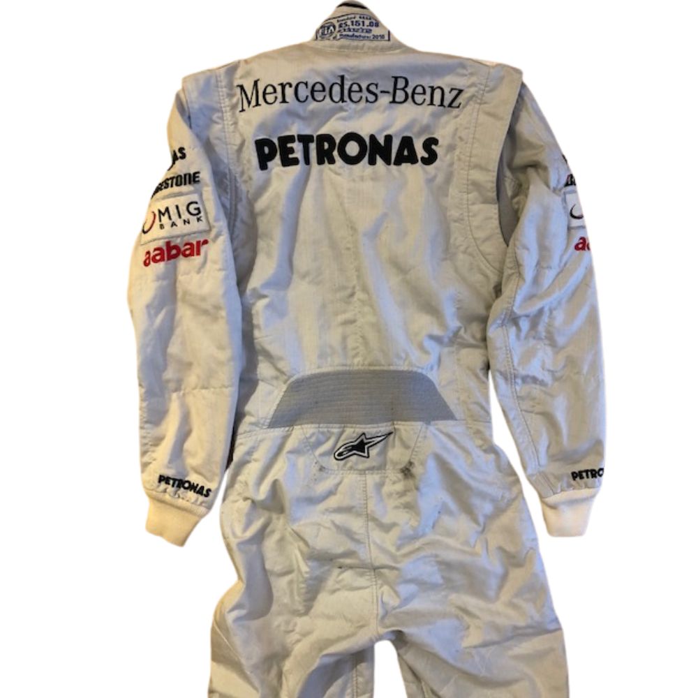 Nico Rosberg Mercedes 2010s F1 Race Suit