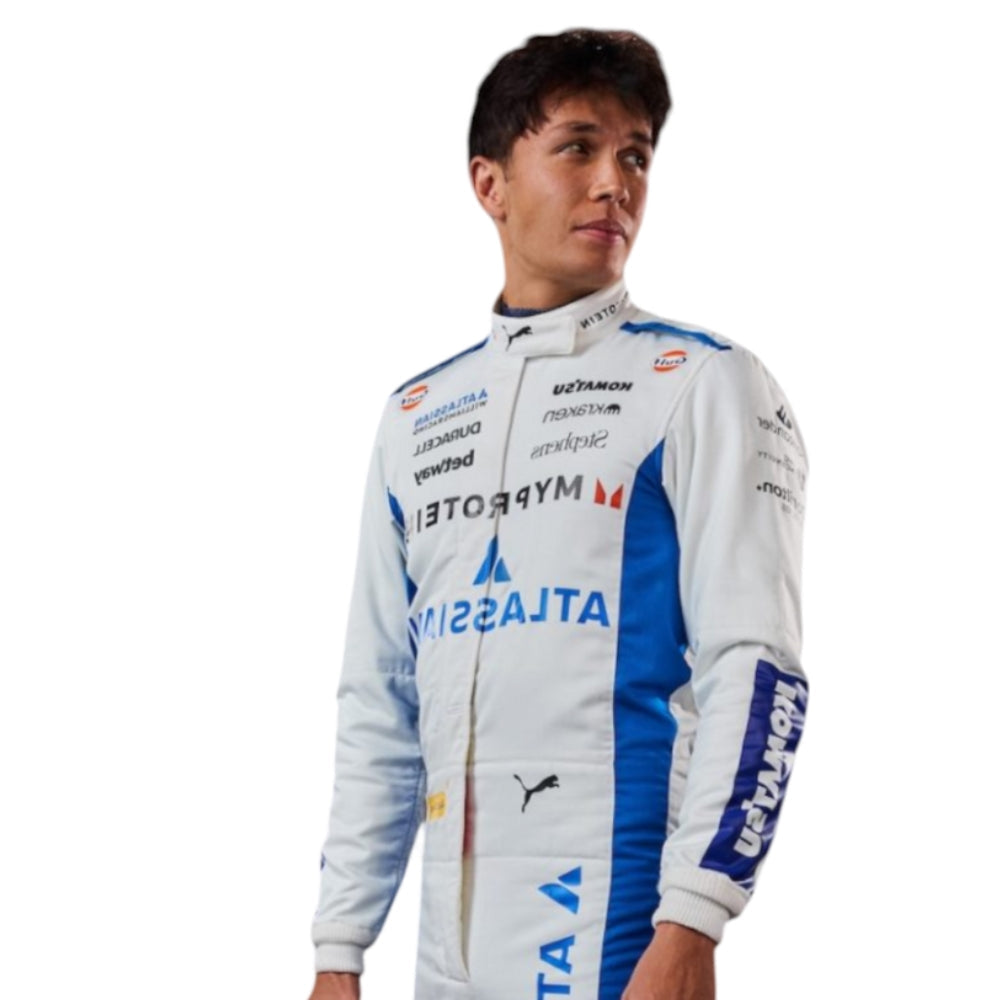 Formula 1 Racing Costume Alex Albon Williams