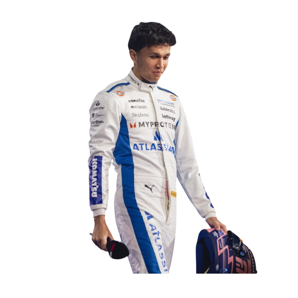 Formula 1 Racing Costume Alex Albon Williams