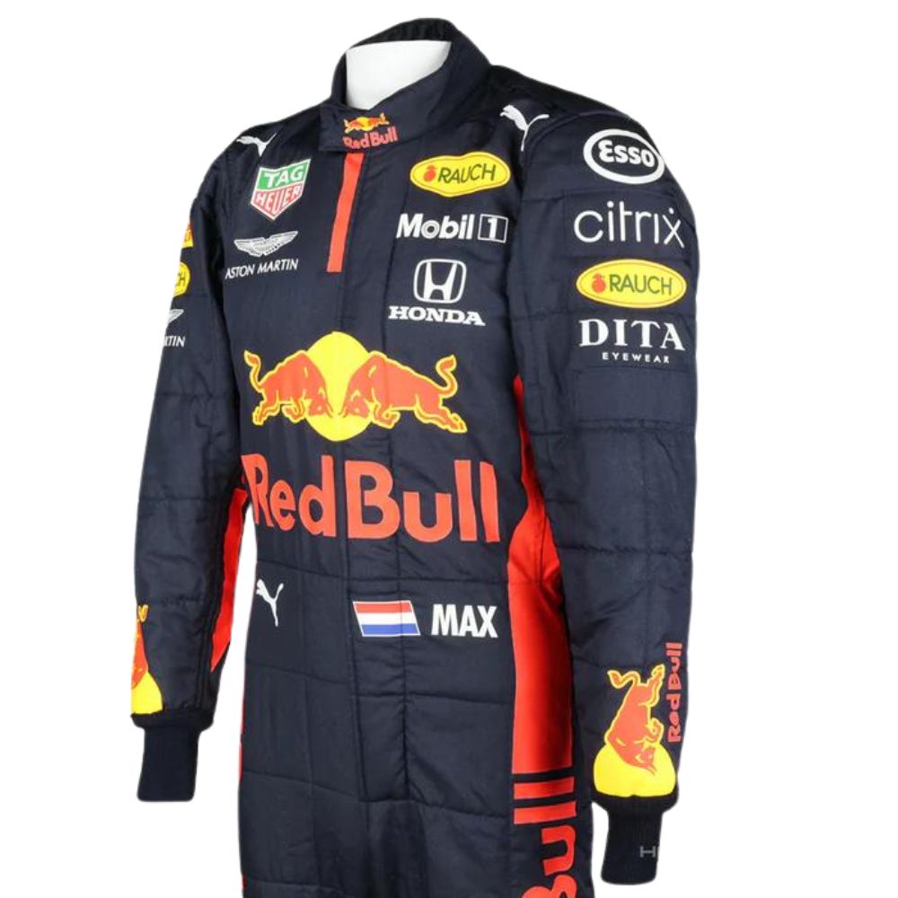 2020 Formula 1 Race Costume Max Verstappen Red Bull