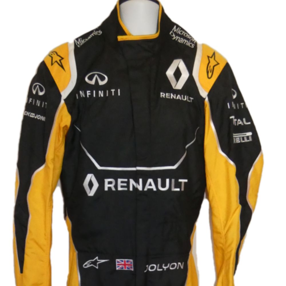 Costume Formual 1 Racing Jolyon Palmer Renault 2016