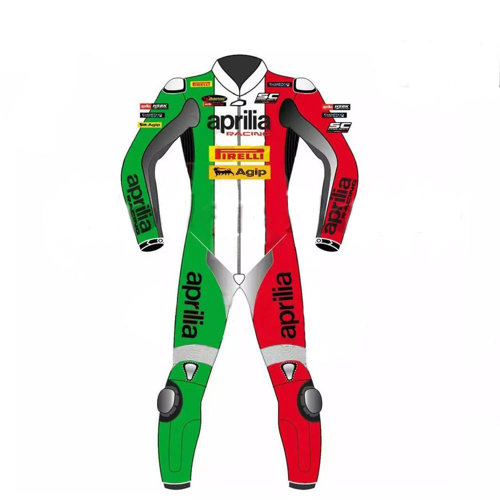 Aprilia Racing MotoGP 2019 Motorbike Motorcycle Leather Suit  GoldenRoute1 (157)