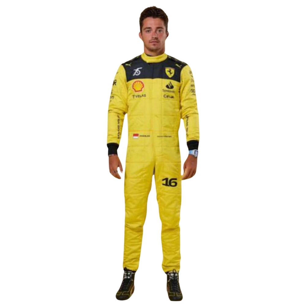 Ferrari's 75th Anniversary Special Edition Suit | Charles Leclerc