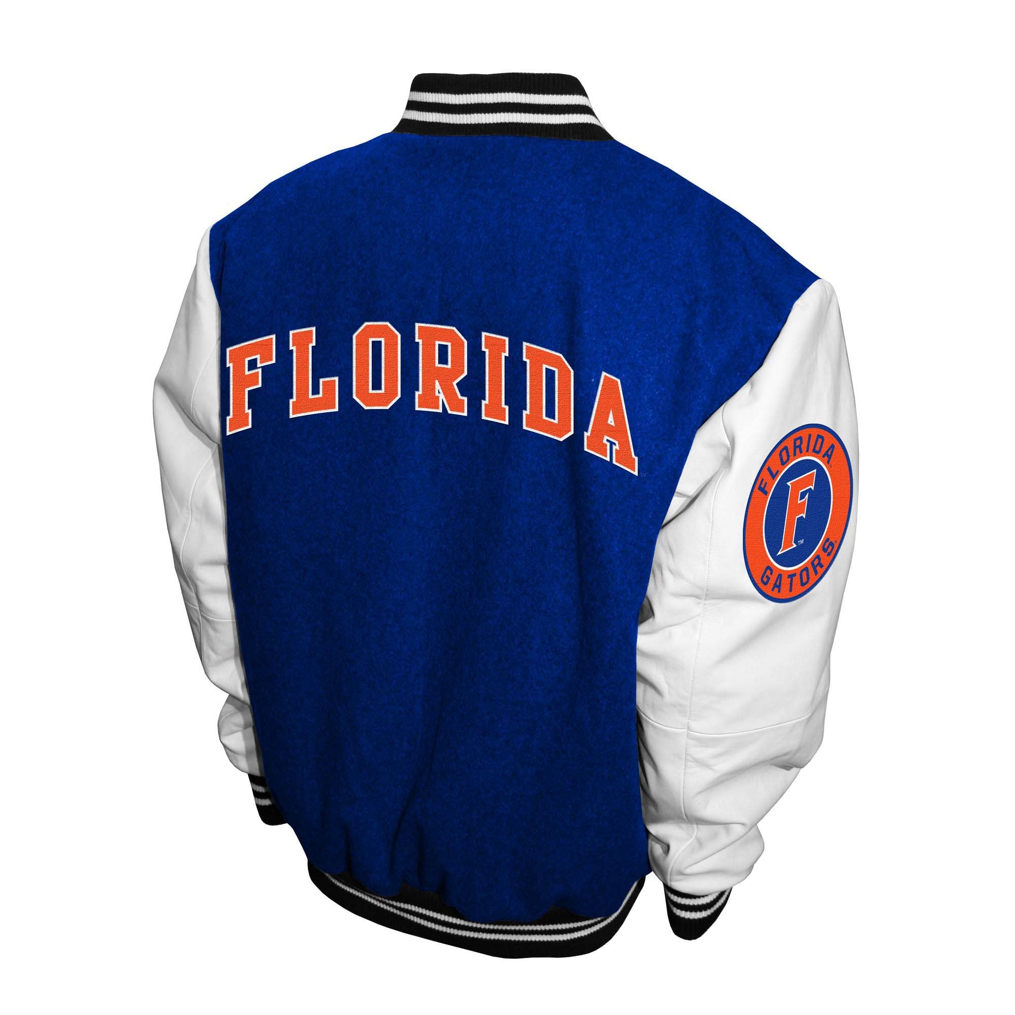 Franchise Club Mens NCAA Wool Varsity Letterman Jacket-01